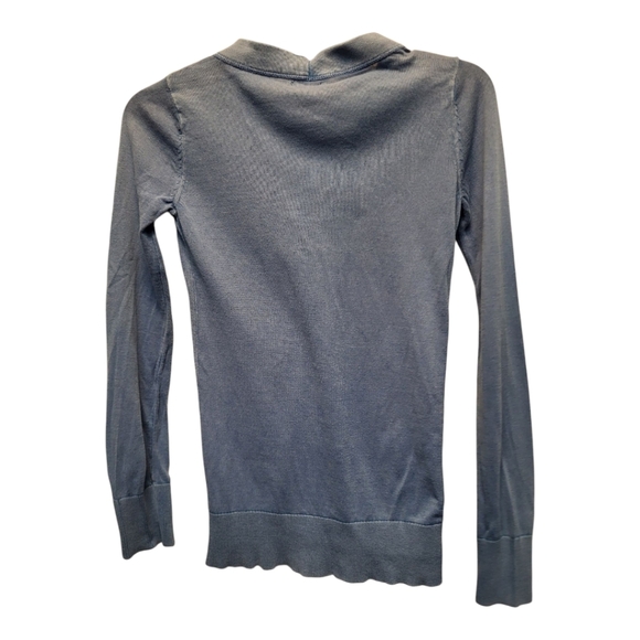 Mossimo Supply Co. Blue Cardigan Sweater V-Neck Long Sleeve - Size L - Picture 2 of 6